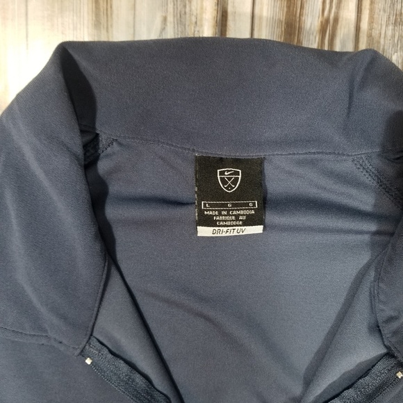 5/$10 BUNDLE ME! 
Nike Golf Polo Navy Blue Large Dri-fit G23 - Picture 5 of 5
